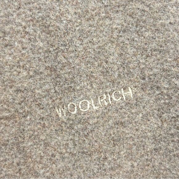 Woolrich Vintage Women’s Tan Wool Blend Zip Up Hooded Car Coat Sz S/M - Picture 11 of 14